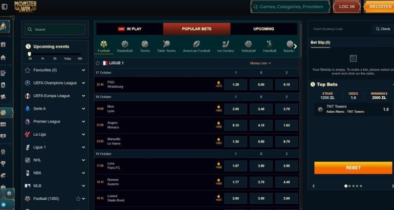 Monsterwin Casino in Deutschland – Sicherheit und Spiele für Spieler