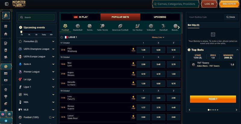 Monsterwin Casino in Deutschland – Sicherheit und Spiele für Spieler